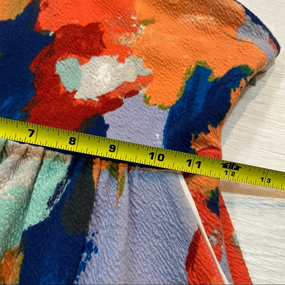 Postmark Anthropologie Lantana Fit Flare Pockets Dress Multicolor Womens Size 2 - Picture 11 of 12